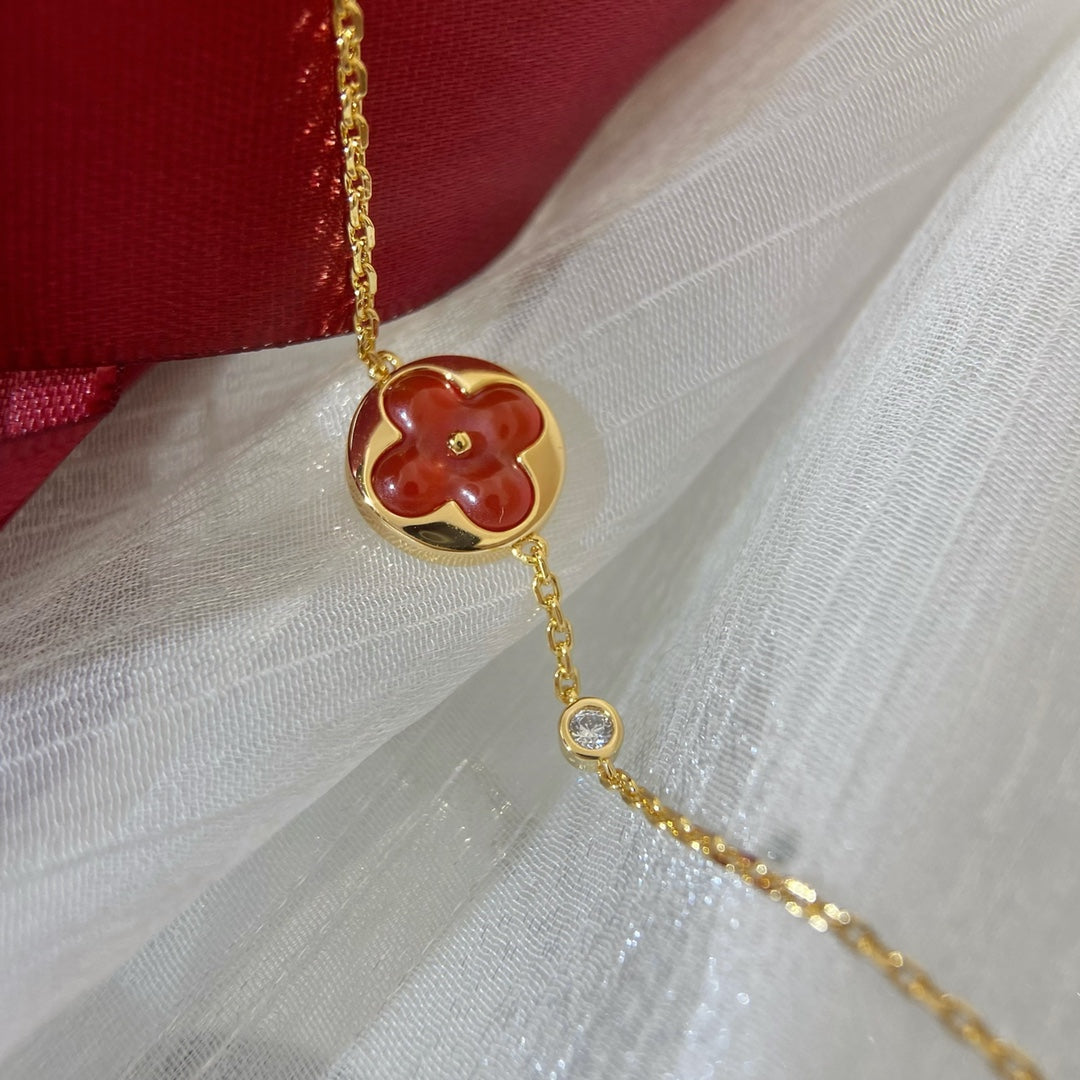 [Max Jewelry ]SUN PEDANT CARNELIAN BRACELET