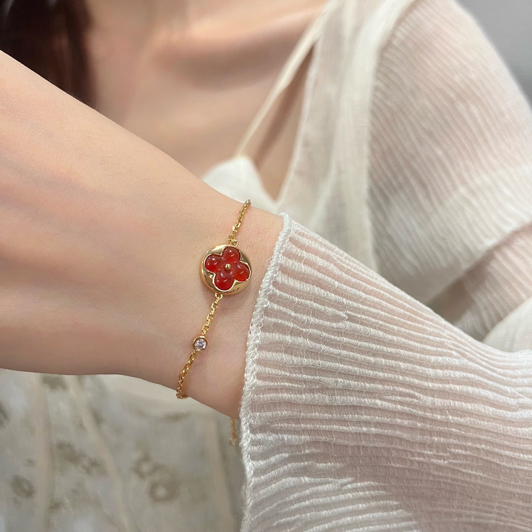 [Max Jewelry ]SUN PEDANT CARNELIAN BRACELET