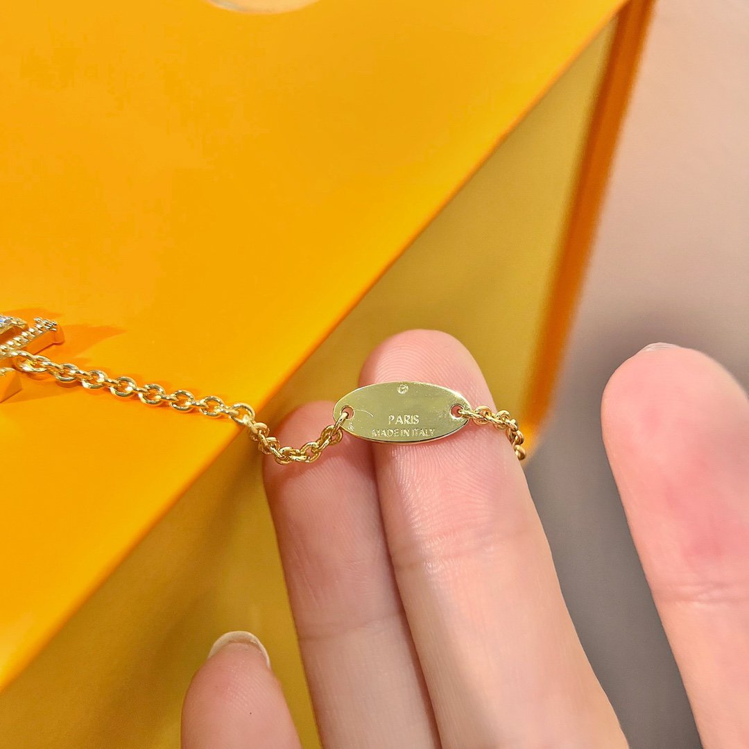 [Max Jewelry ]LOGO STAR MOTIF GOLD BRACELET