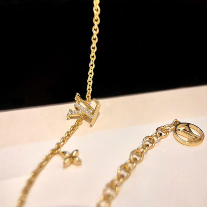 [Max Jewelry ]LOGO STAR MOTIF GOLD BRACELET