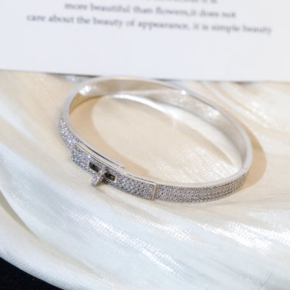 [Max Jewelry ]KELLY BRACELET DIAMOND PAVED