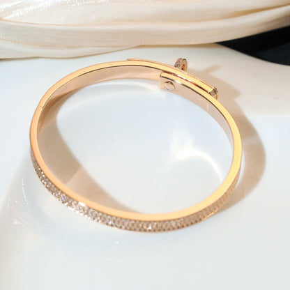 [Max Jewelry ]KELLY BRACELET DIAMOND PAVED