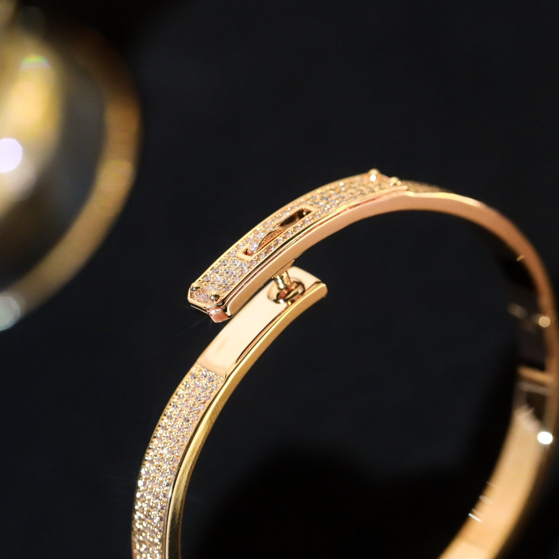 [Max Jewelry ]KELLY BRACELET DIAMOND PAVED