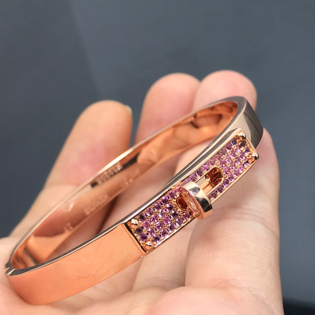 [Max Jewelry ]KELLY BRACELET PINK DIAMOND