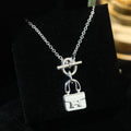 [Plus&Max]POP H PEDANT SILVER NECKLACE