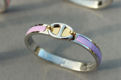 [Max Jewelry ]CLIC CHAINE SILVER BRACELET