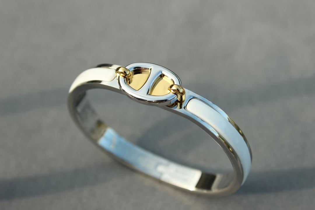 [Max Jewelry ]CLIC CHAINE SILVER BRACELET