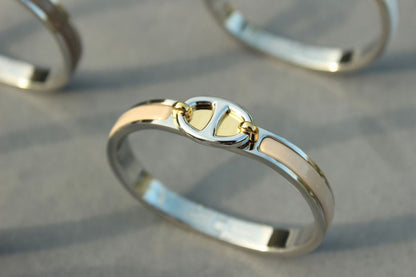 [Max Jewelry ]CLIC CHAINE SILVER BRACELET