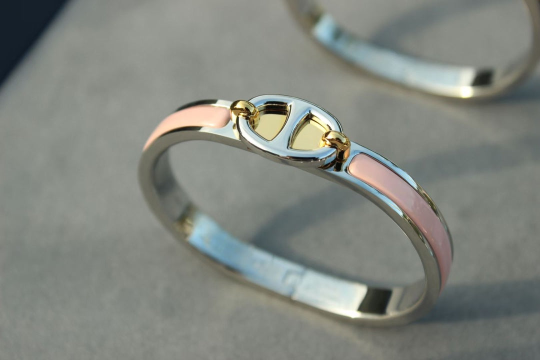 [Max Jewelry ]CLIC CHAINE SILVER BRACELET