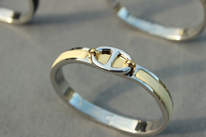[Max Jewelry ]CLIC CHAINE SILVER BRACELET