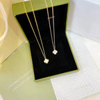 [Plus&Max]CLOVER MINI 9.5MM WHITE MOTHER-OF-PEARL NECKLACE