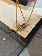 [Plus&Max]STAR BLOSSOM NECKLACE PINK GOLD DIAMONDS