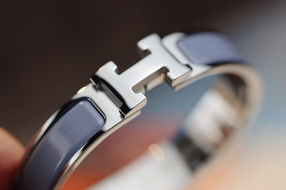 [Max Jewelry ]H BRACELET 12MM BLUE GRAY