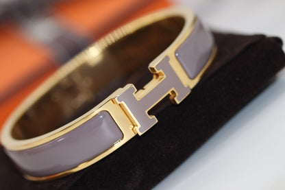 [Max Jewelry ]H BRACELET 12MM BROWN