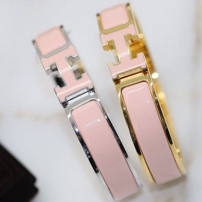 [Max Jewelry ]H BRACELET 12MM PINK