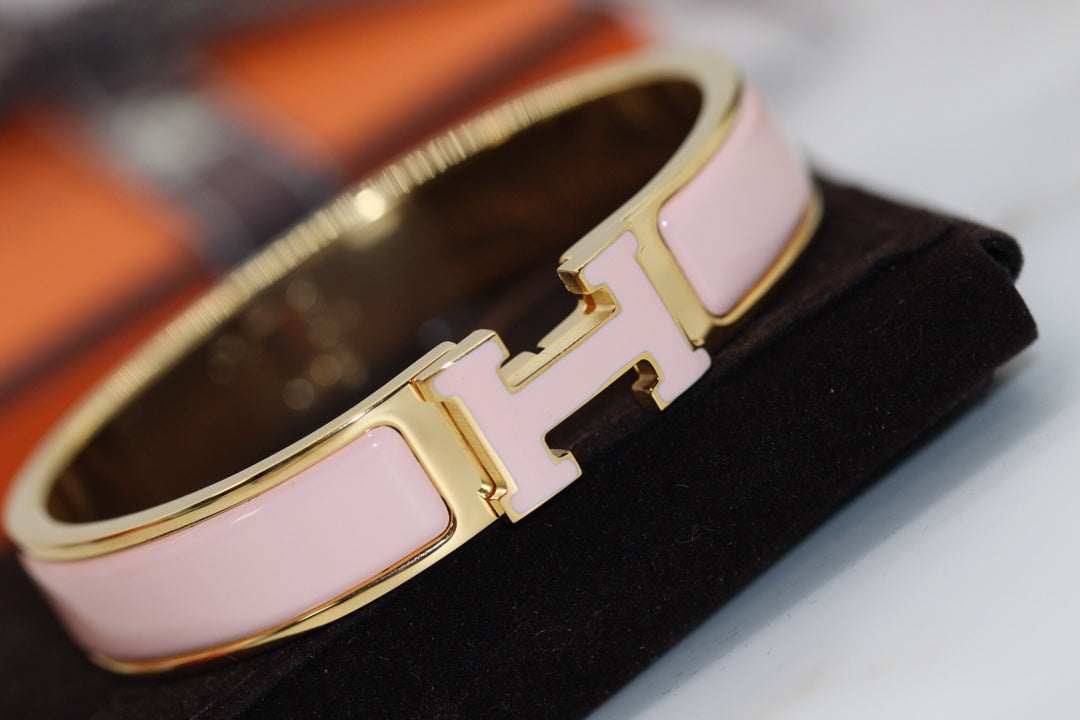 [Max Jewelry ]H BRACELET 12MM PINK