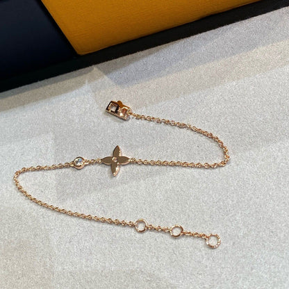 [Max Jewelry ]STAR DIAMOND PINK GOLD BRACELET