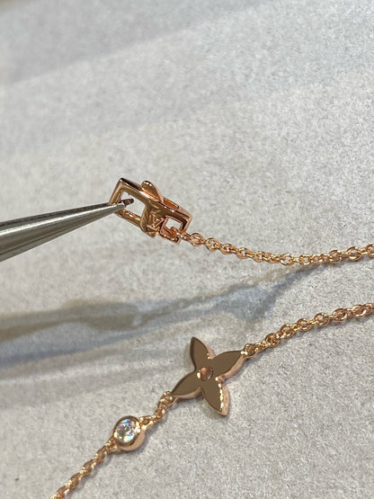 [Max Jewelry ]STAR DIAMOND PINK GOLD BRACELET
