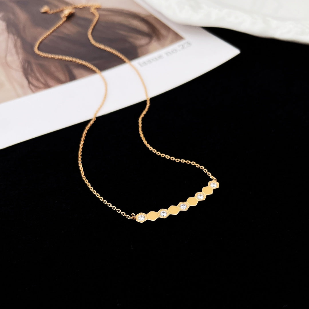 [Max Jewelry ]BEE MY LOVE DIAMOND NECKLACE