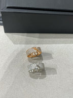 [Plus&Max]LIENS EVIDENCE  DIAMOND PAVED RING
