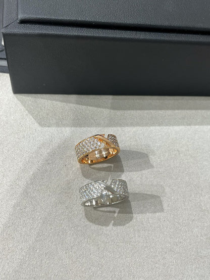 [Max Jewelry ]LIENS EVIDENCE  DIAMOND PAVED RING