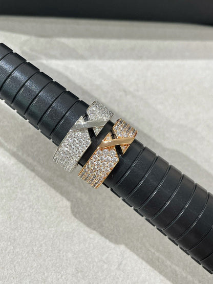 [Max Jewelry ]LIENS EVIDENCE  DIAMOND PAVED RING