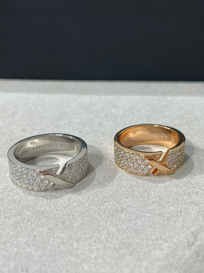 [Max Jewelry ]LIENS EVIDENCE  DIAMOND PAVED RING