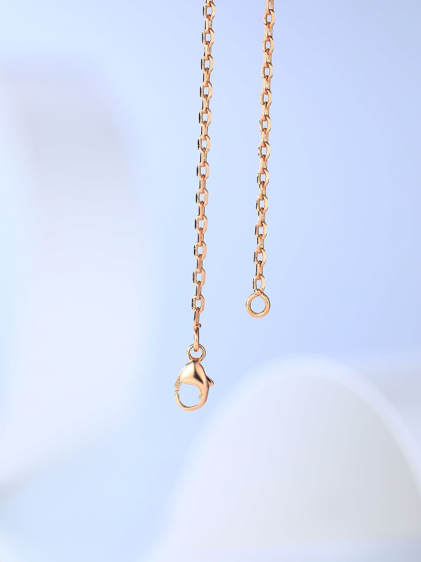[Max Jewelry ]H CAGE PINK GOLD NECKLACE