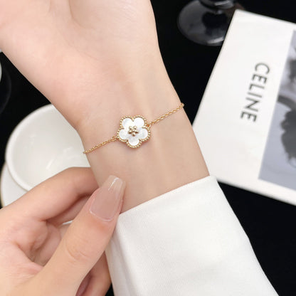 [Max Jewelry ]LUCKY SPRING ROSE GOLD MOP BRACELET