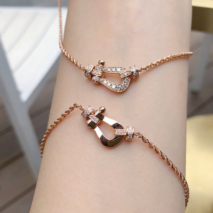 [Max Jewelry ]FORCE 10 PINK GOLD DIAMOND NECKLACE