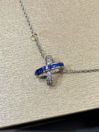 [Plus&Max]LIENS DIAMOND SILVER NECKLACE