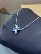[Plus&Max]LIENS DIAMOND SILVER NECKLACE