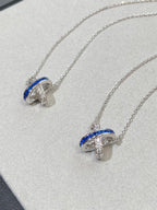 [Plus&Max]LIENS DIAMOND SILVER NECKLACE