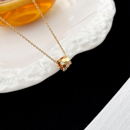 [Max Jewelry ]BEE MINI PEDANT DIAMOND NECKLACE