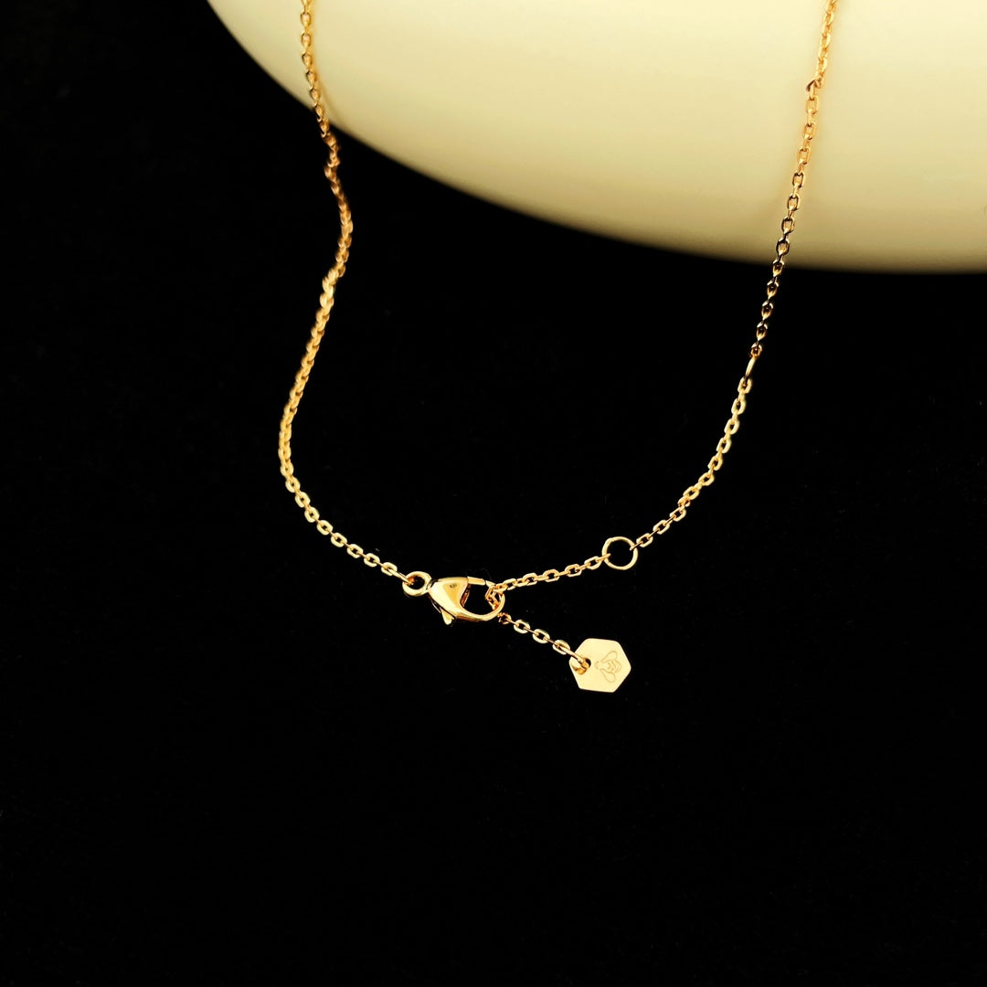 [Max Jewelry ]BEE MINI PEDANT DIAMOND NECKLACE