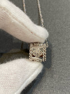 [Plus&Max]PERLEE PEDANT SIVLER DIAMOND NECKLACE