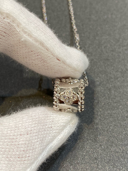 [Max Jewelry ]PERLEE PEDANT SIVLER DIAMOND NECKLACE