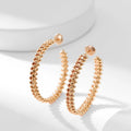 [Plus&Max]CLASH HOOP EARRINGS