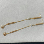 [Plus&Max]CHAINE CHAOS DIAMOND DROP EARRINGS