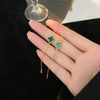 [Plus&Max]CLOVER BRACELET MALACHITE 1 MOTIF