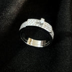 [Plus&Max]KELLY SILVER DIAMOND RING