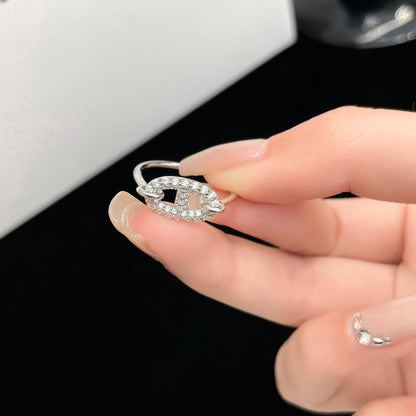 [Max Jewelry ]RONDE SMALL SILVER DIAMOND RING