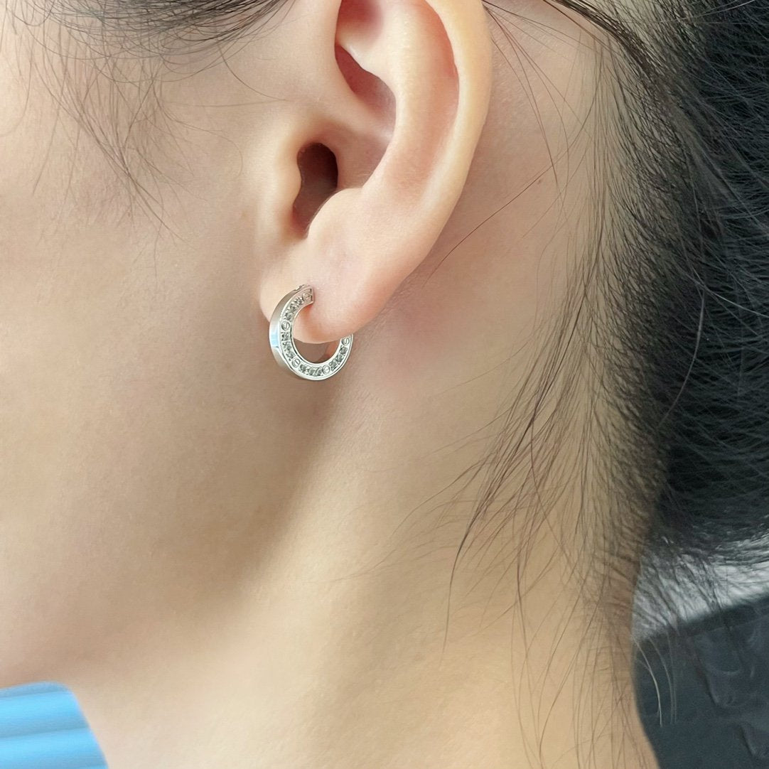 [Max Jewelry ]LOVE DIAMOND EARRINGS