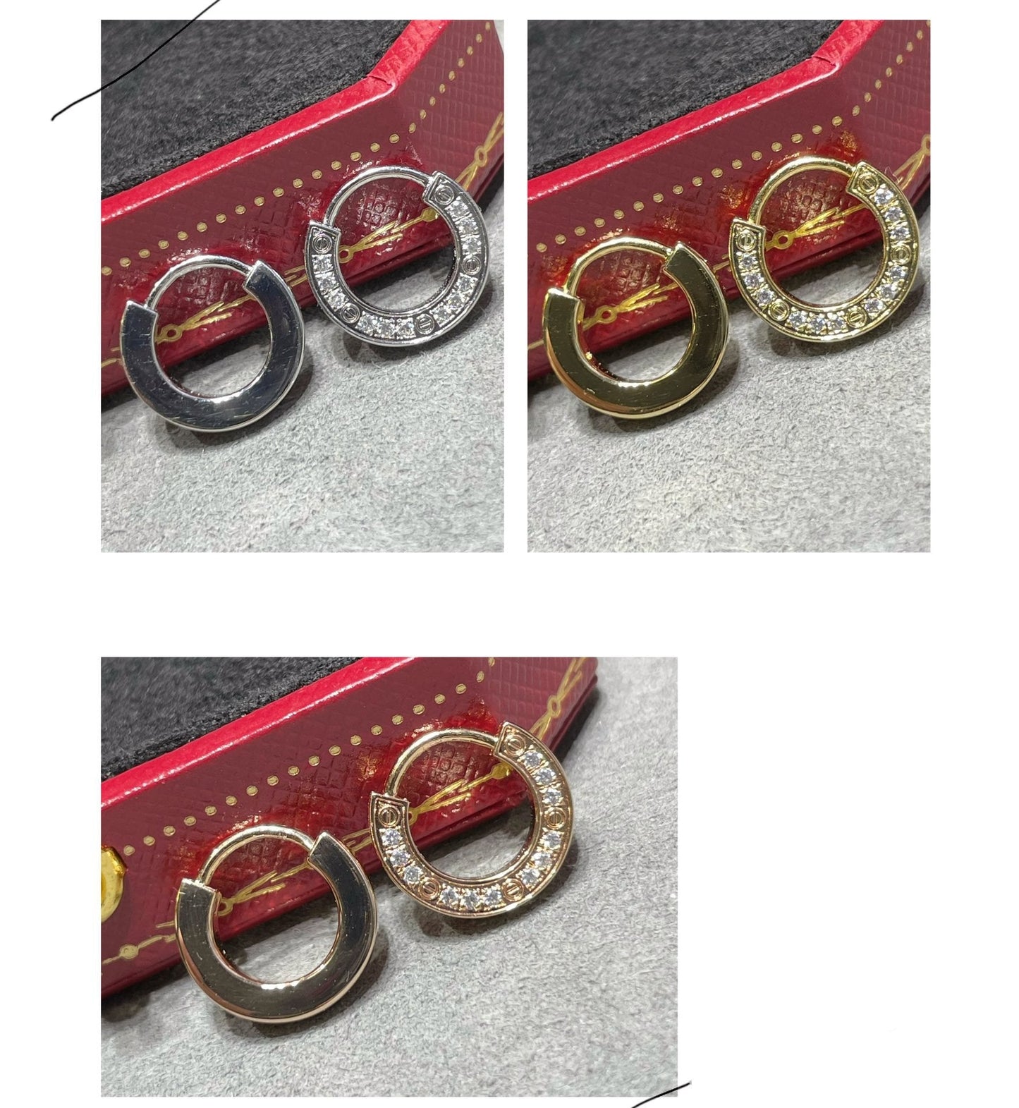 [Max Jewelry ]LOVE DIAMOND EARRINGS