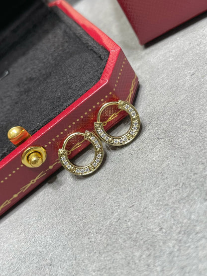 [Max Jewelry ]LOVE DIAMOND EARRINGS