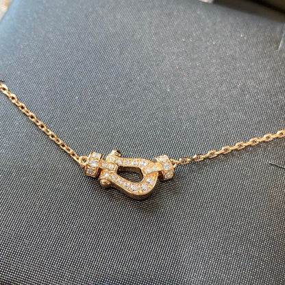 [Max Jewelry ]FORCE 10 DIAMOND PINK GOLD NECKLACE MINI MODEL