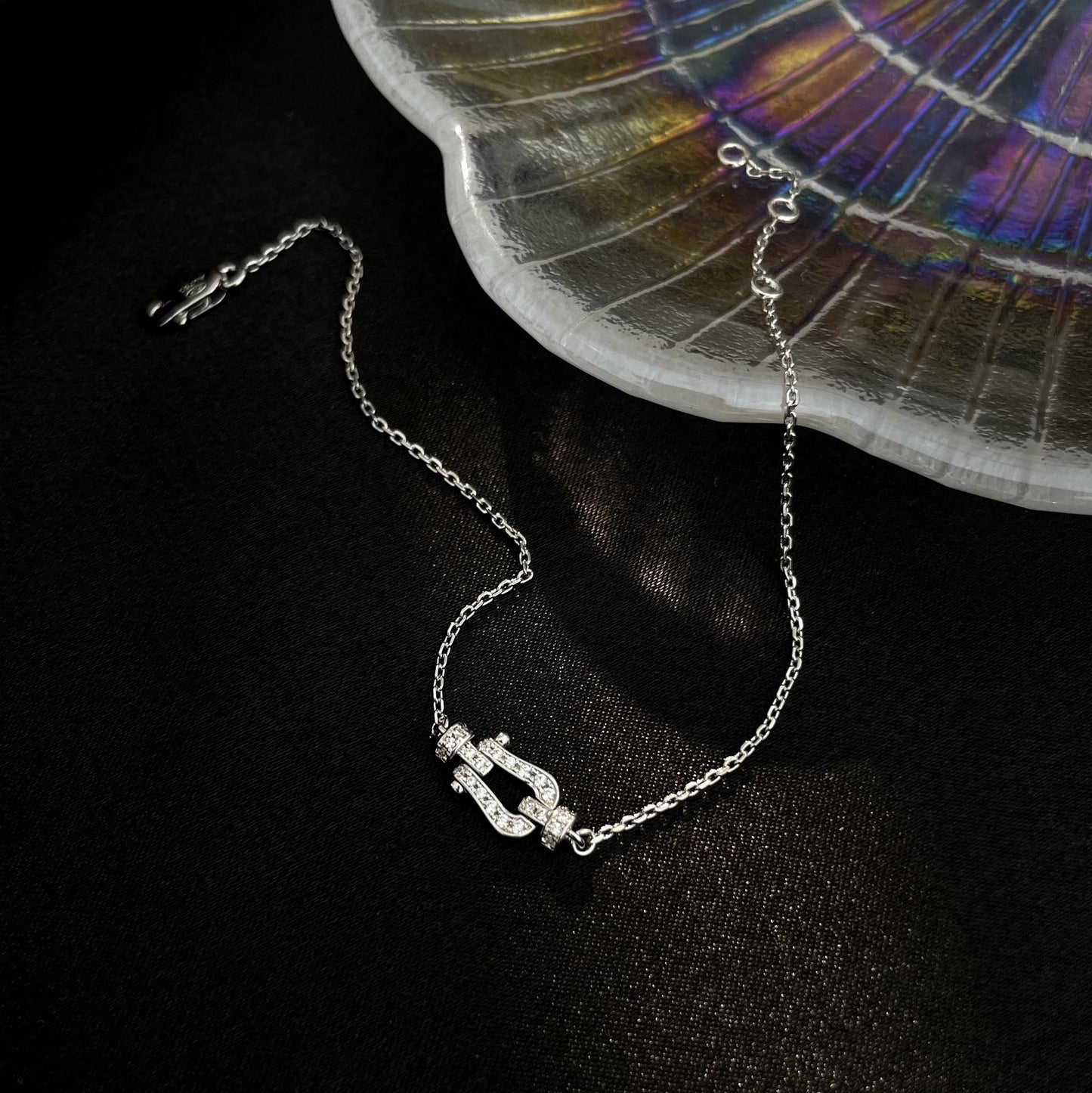[Max Jewelry ]FORCE 10 FULL DIAMOND BUCKLE CHAIN LINK MINI MODEL