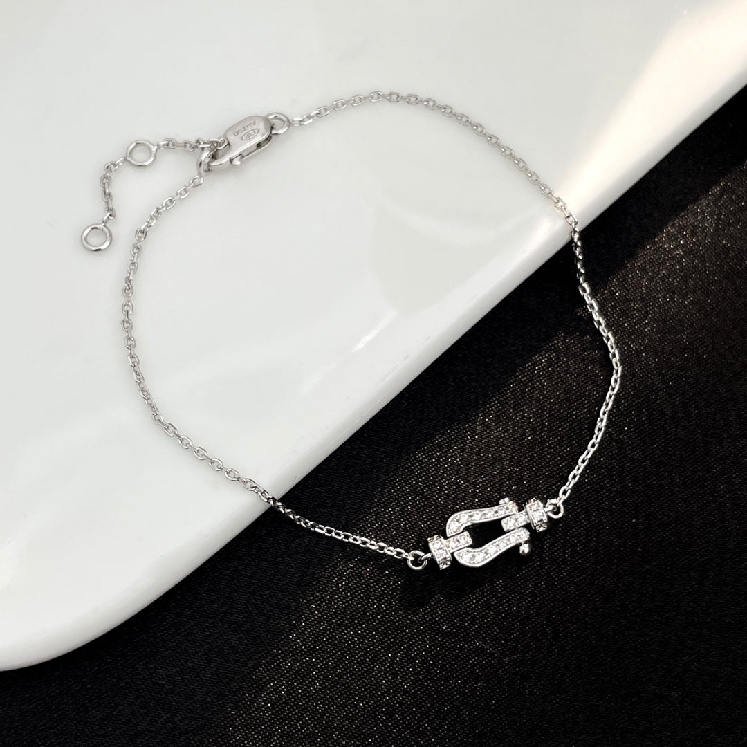 [Max Jewelry ]FORCE 10 FULL DIAMOND BUCKLE CHAIN LINK MINI MODEL