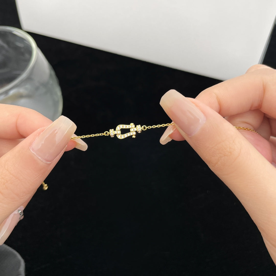 [Max Jewelry ]FORCE 10 FULL DIAMOND BUCKLE CHAIN LINK MINI MODEL