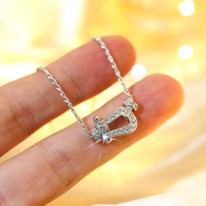[Max Jewelry ]FORCE 10 DIAMOND SILVER NECKLACE MINI MODEL